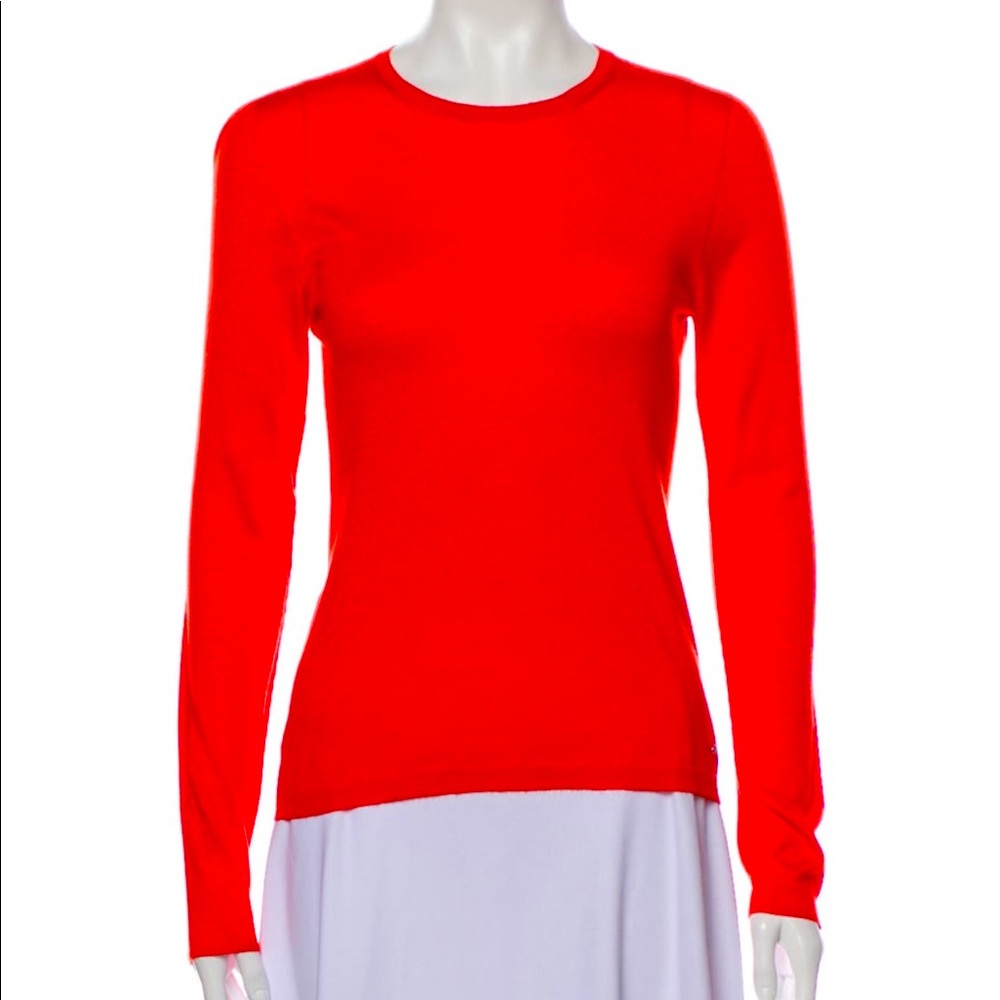 Dior 2015 cashmere orange sweater